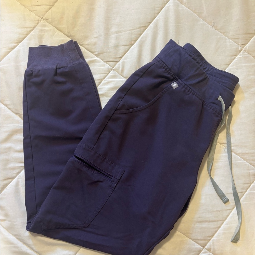 Figs purple joggers